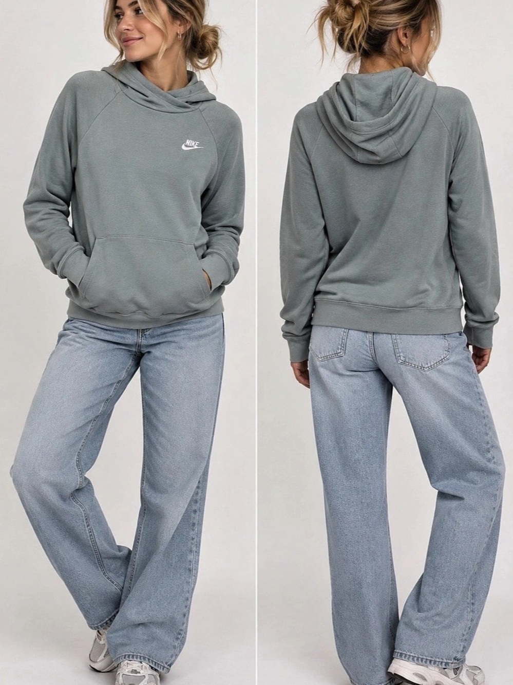 Nike Essential Fleece Hoodie Women's Green XS
